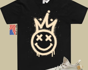 Yeezy 350 Light Match Shirt Smiley