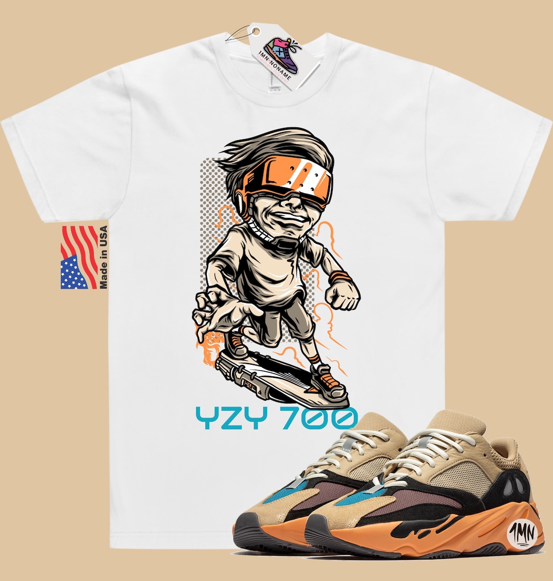 Adidas Yeezy Boost 700 Enflame Amber Match Chemise « CYBER