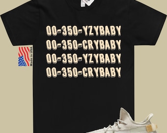 Yeezy 350 Light Match Shirt Cry Baby