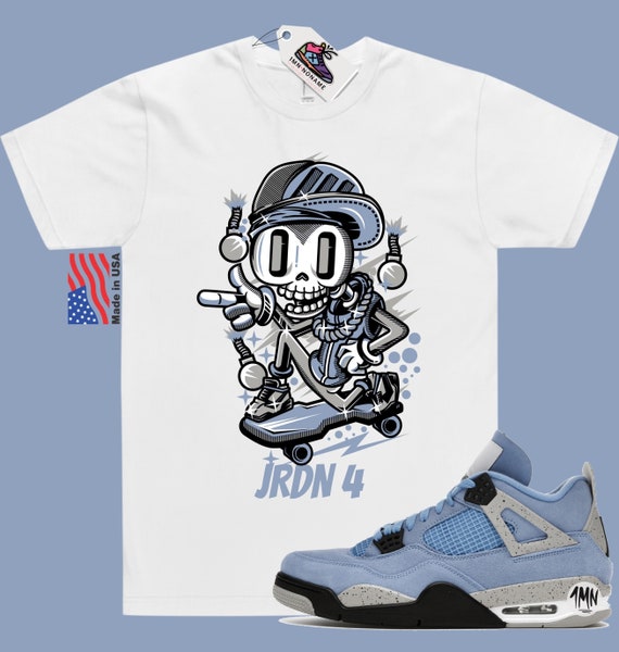 Jordan University Blue Shirt, Jordan University Blue Match Shirt 