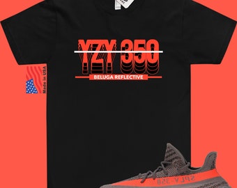 Yeezy 350 Beluga Reflective Match Camisa