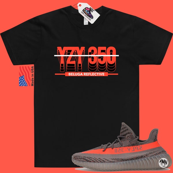 Yeezy 350 Beluga Reflective Match Shirt Yeezy 350 Beluga Reflective Match