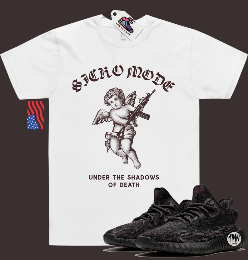 Yeezy 350 MX Rock Match Shirt Sicko Mode image 1