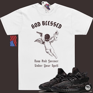 Yeezy 350 MX Rock Match Shirt God Blessed