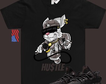 Yeezy 350 MX Rock Match Shirt Hustle Bunny