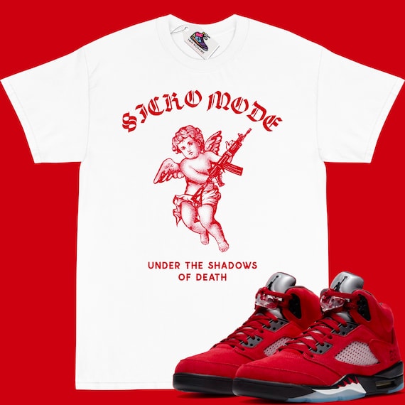 jordan 5 raging bull shirt