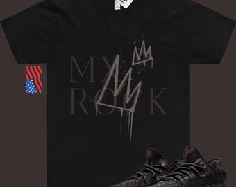 Yeezy 350 MX Rock Match Camisa MX Rock Crowns
