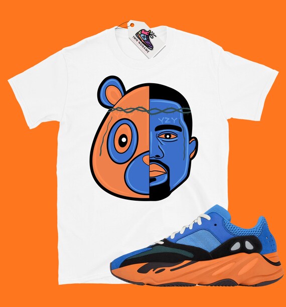 Yeezy 700 Bright Blue Match Shirt Yeezy 