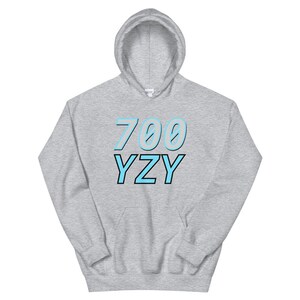 YZY 700 Hoodie Matching Yeezy Boost 700 MNVN Bright Cyan image 4