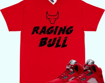 air jordan 5 raging bull shirt