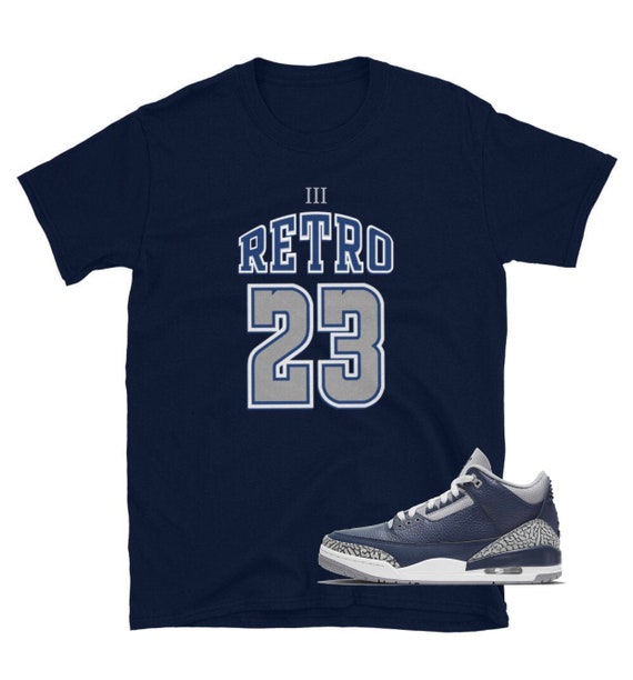 jordan 3 georgetown shirt