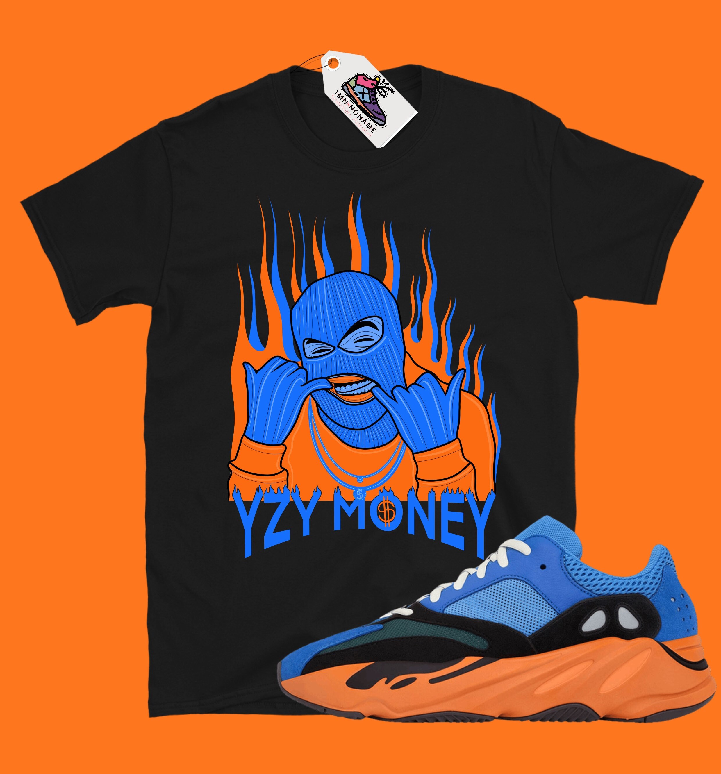 YZY MONEY T-shirt, Bright Blue Match Shirt, 700 Bright Blue, Boost 700  Bright Blue, Bright Blue Shirt, Yeezy 700 Bright Blue Shirt - Etsy