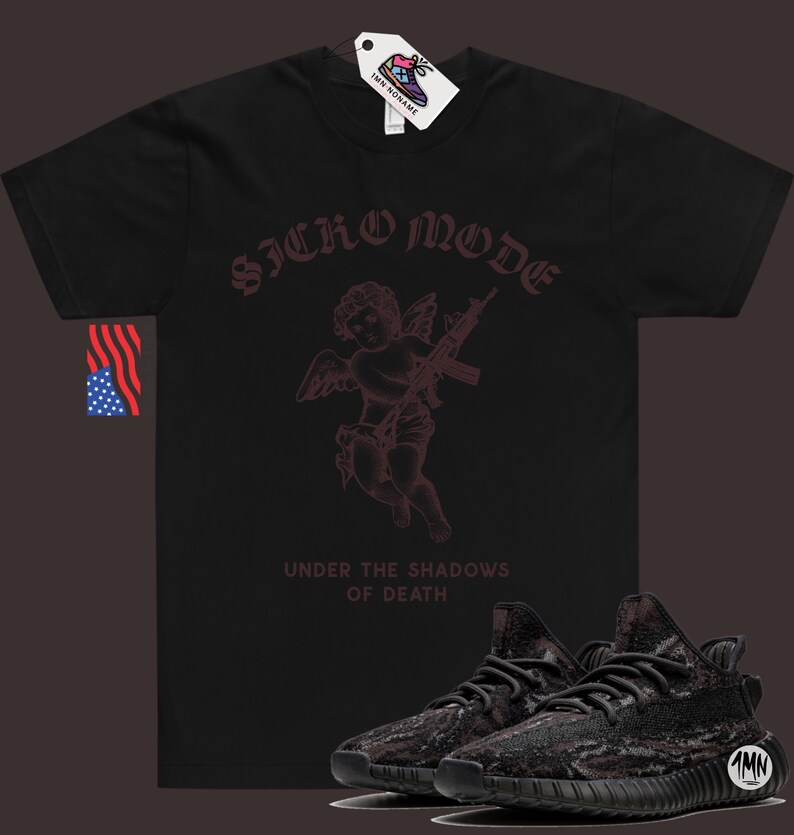 Yeezy 350 MX Rock Match Shirt Sicko Mode image 2