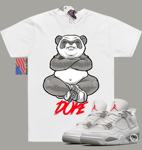 Jordan 4 White Oreo Shirt, Jordan White Oreo Match Shirt \