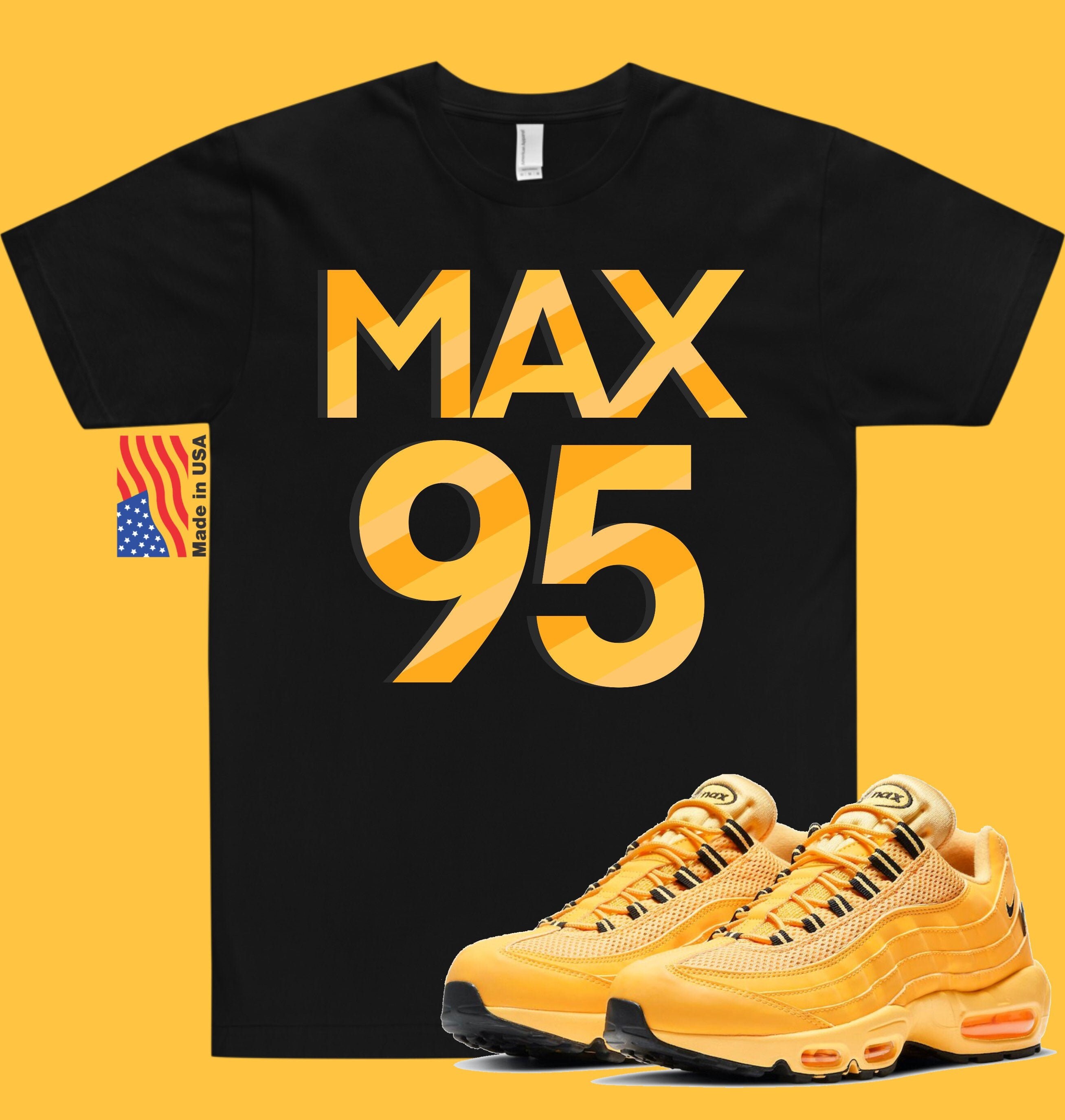 Nike Air Max 95 NYC Taxi T-shirt, Air Max 95 NYC Taxi Match