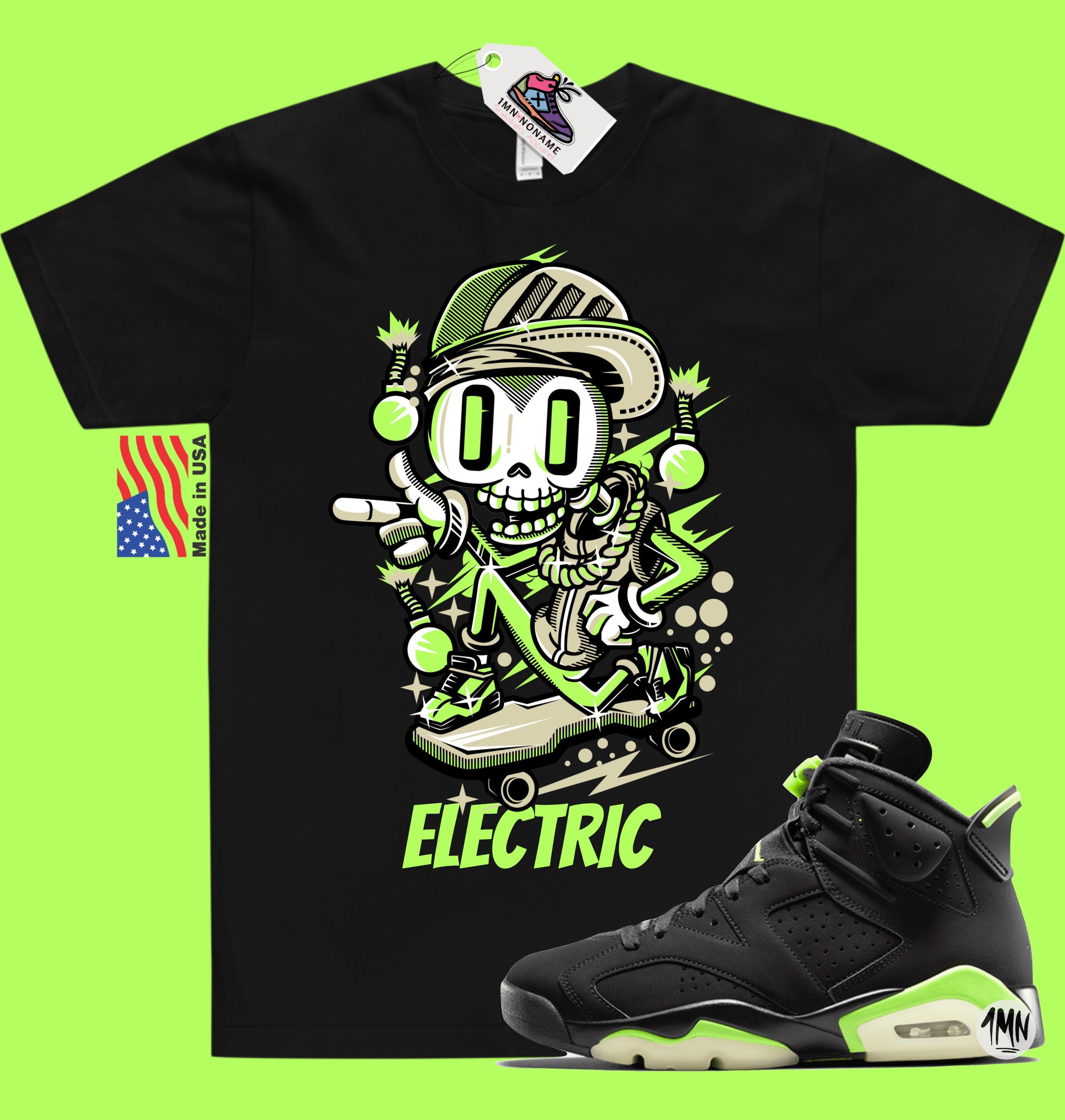 jordan 6 electric green apparel