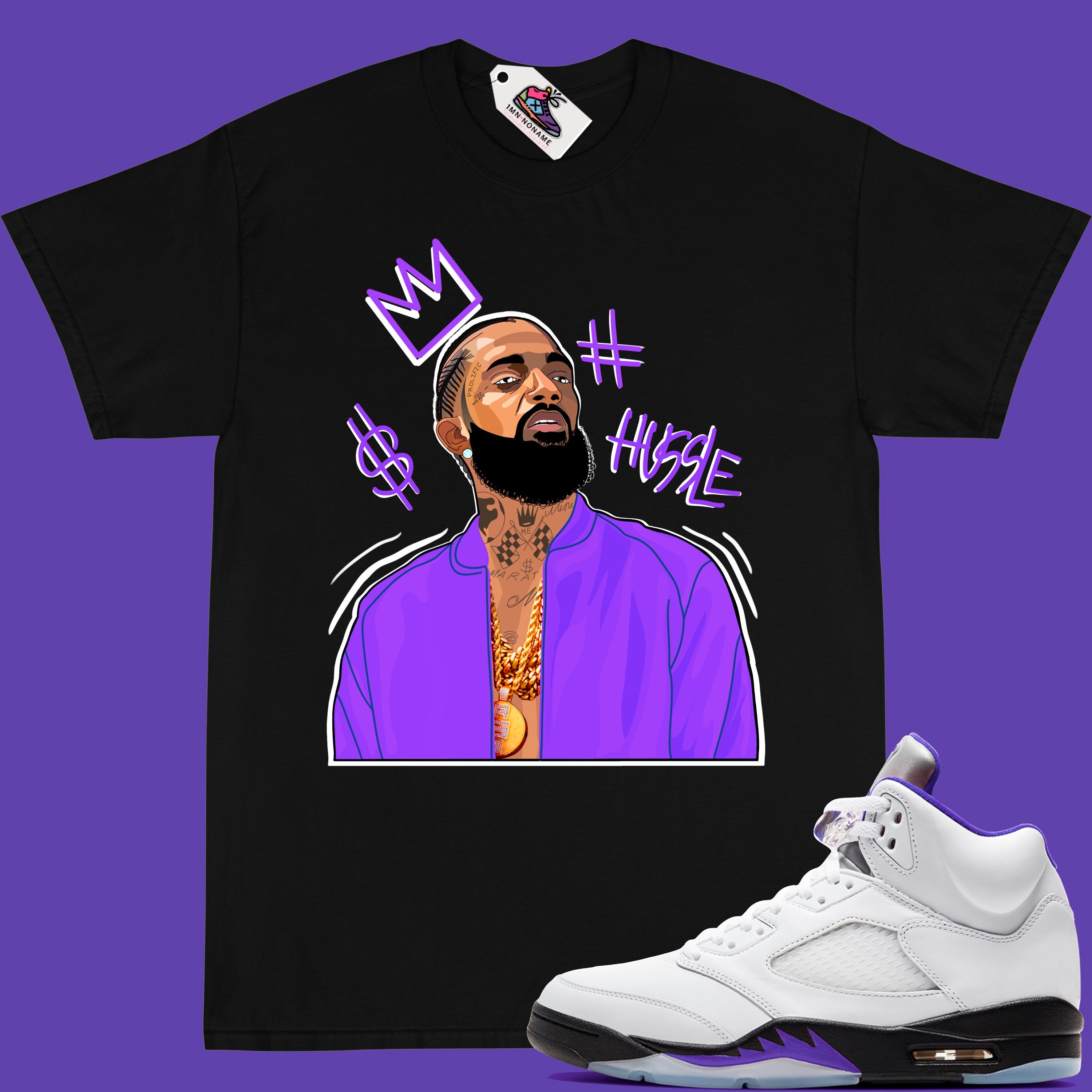 jordan 5 purple shirt
