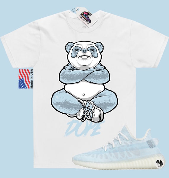 Adidas Yeezy boost 350 Mono Ice Match Shirt DOPE PANDA Etsy Mexico