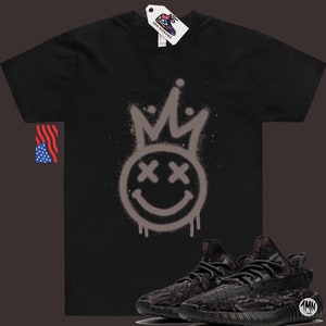 Yeezy 350 MX Rock Match Shirt Smiley