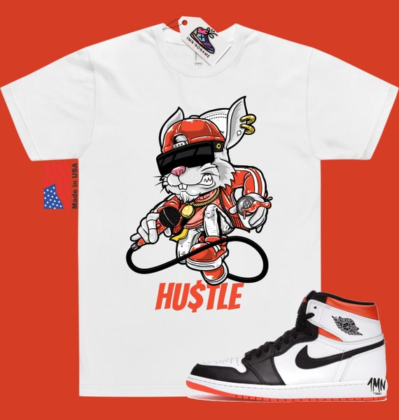 jordan 1 electro orange t shirt