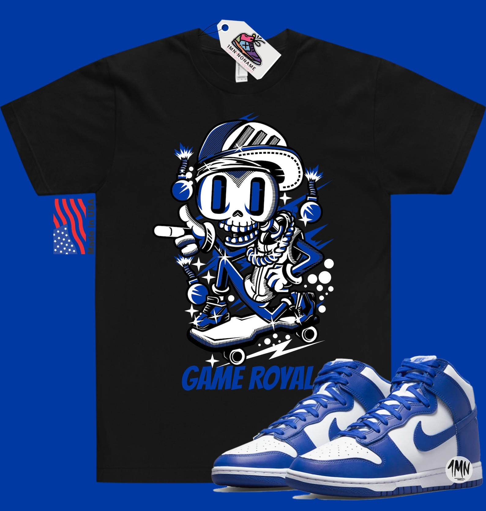 Nike Dunk High Game Royal Shirt Dunk Game Royal Shirt Game - Etsy UK