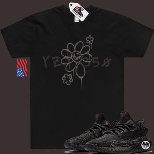 Yeezy 350 MX Rock Match Shirt Flowers