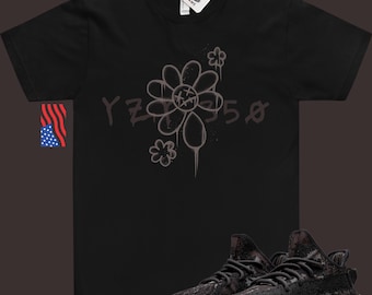 Yeezy 350 MX Rock Match Shirt Flowers