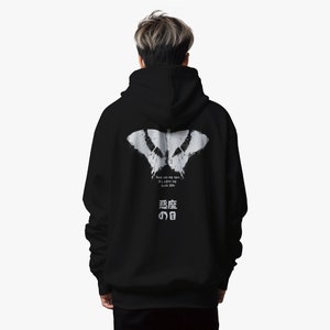  Sudadera con capucha de algodón con cuello doble ninja Techwear  Harajuku para hombre, sudaderas con capucha Hip Hop Streetwear Sudaderas,  Negro - : Ropa, Zapatos y Joyería