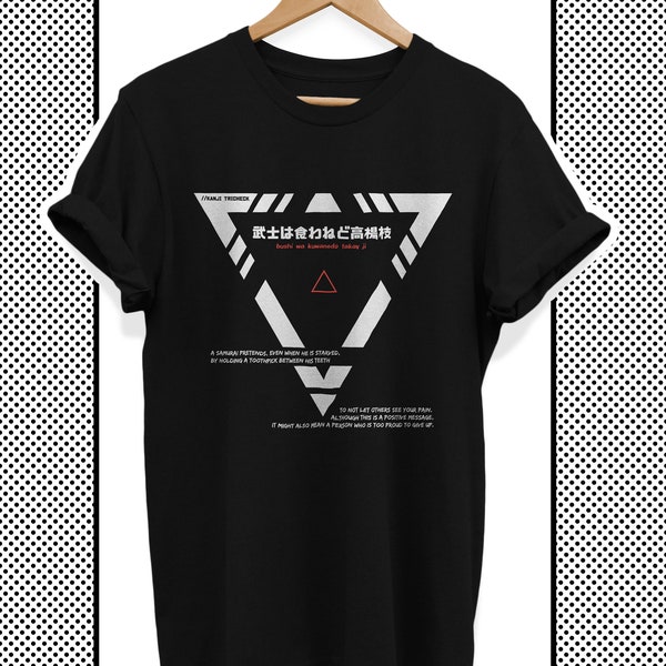 Techwear T-Shirt Männer und Frauen, Cyberpunk Schwarze Streetwear, Tech-Wear Kleidung futuristischer Print