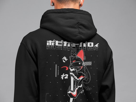 Unisex Techwear Hoodie, Cyberpunk Fox Mask, Japanese Streetwear, Techwear Hoodie, Goth Graphic Hoodie, Fox Graphics, Anime Grunge Hoodie, - Etsy Unisex Techwear Hoodie, Cyberpunk Fox Mask, Japanese Streetwear, Techwear Hoodie, Goth Graphic Hoodie, Fox Graphics, Anime Grunge Hoodie, - Etsy