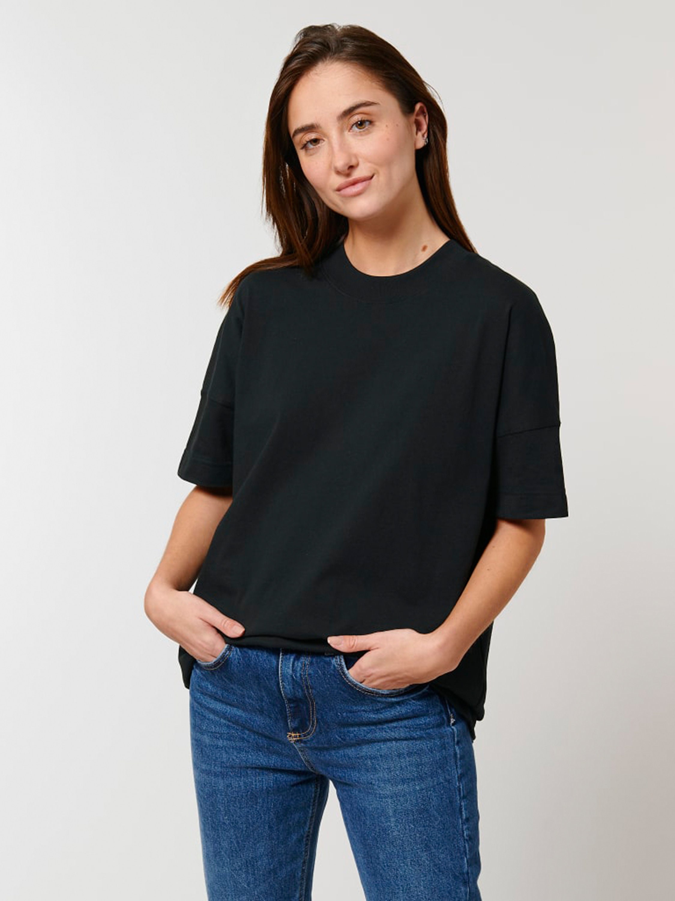 Oversized Shirt Vintage Style T-shirt With Back Print