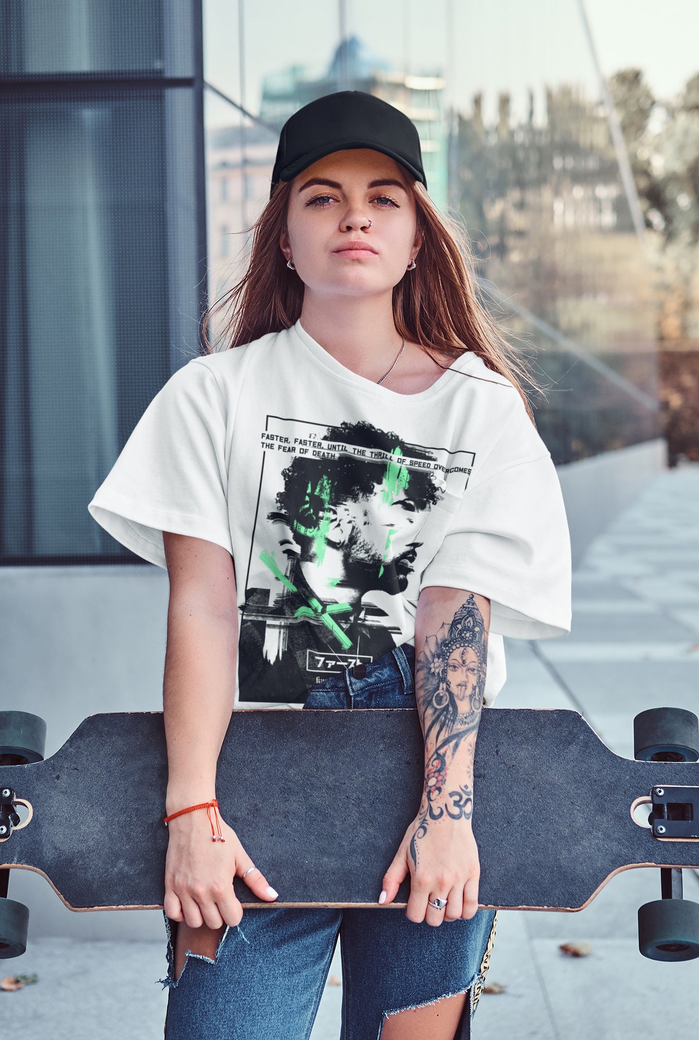 Aesthetic Oversized T-shirt, Y2k Hip Hop Streetwear Fashion