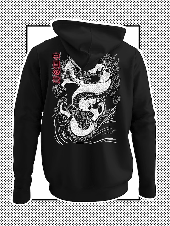 Japanese Streetwear Unisex Hoodie With 