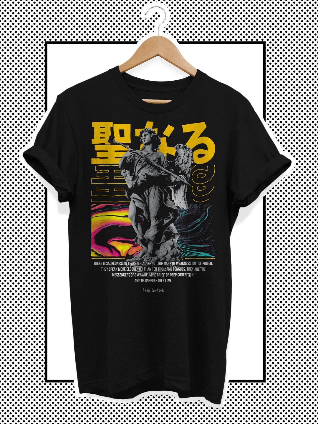 ★Satur★Classy Nostalgia Vintage Graphic T-Shirt Anime-Inspired Vintage T-Shirt - Unique Design – KAIWORKS