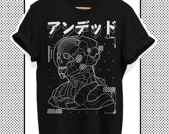 Unisex T-shirt Undead Japanese Techwear Clothing With -  Norway