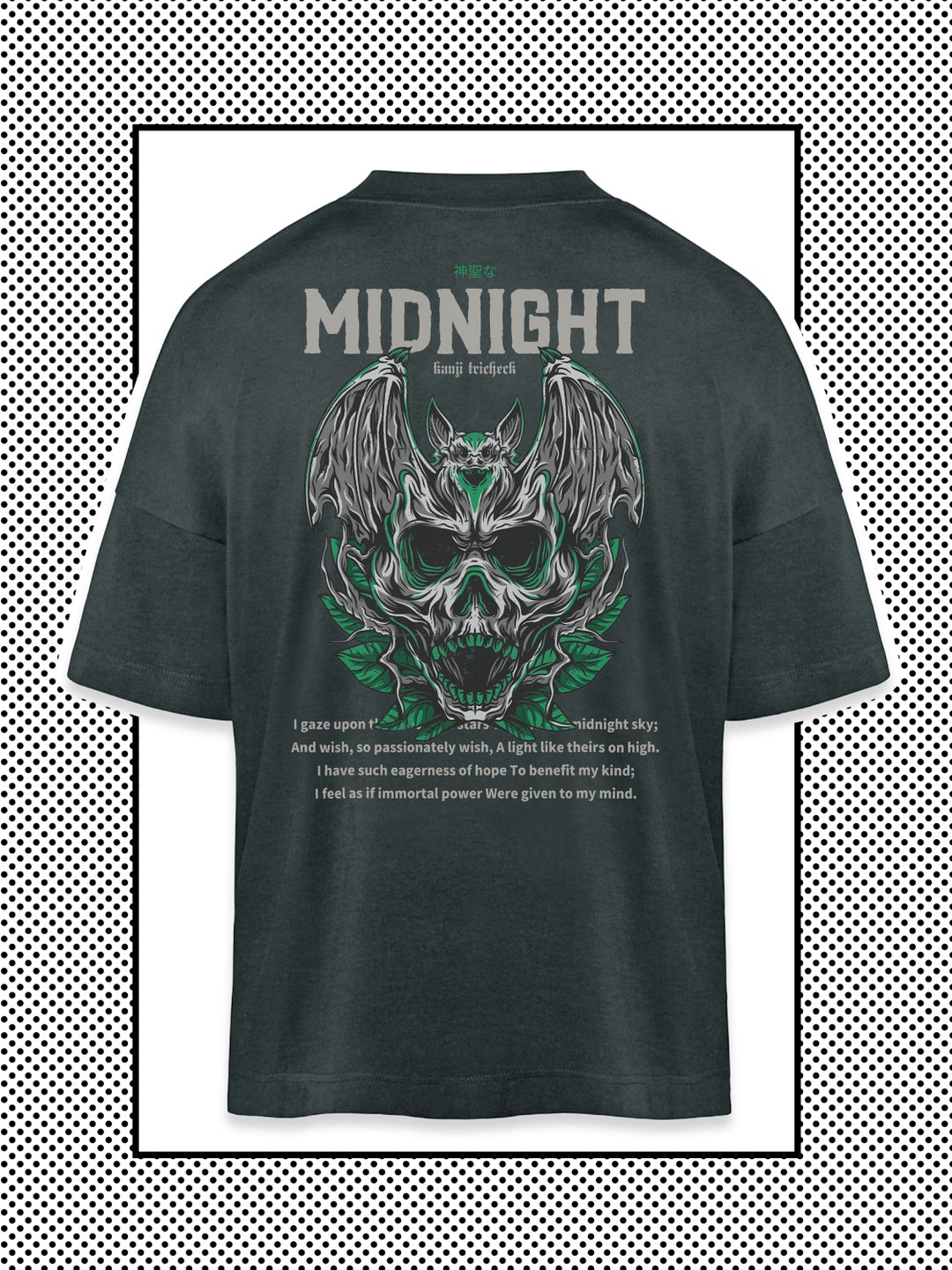 Camisa grunge de gran tamaño con diseño de calavera en la espalda y  estampado en la espalda, ropa grunge para hombres y mujeres, ropa vintage 