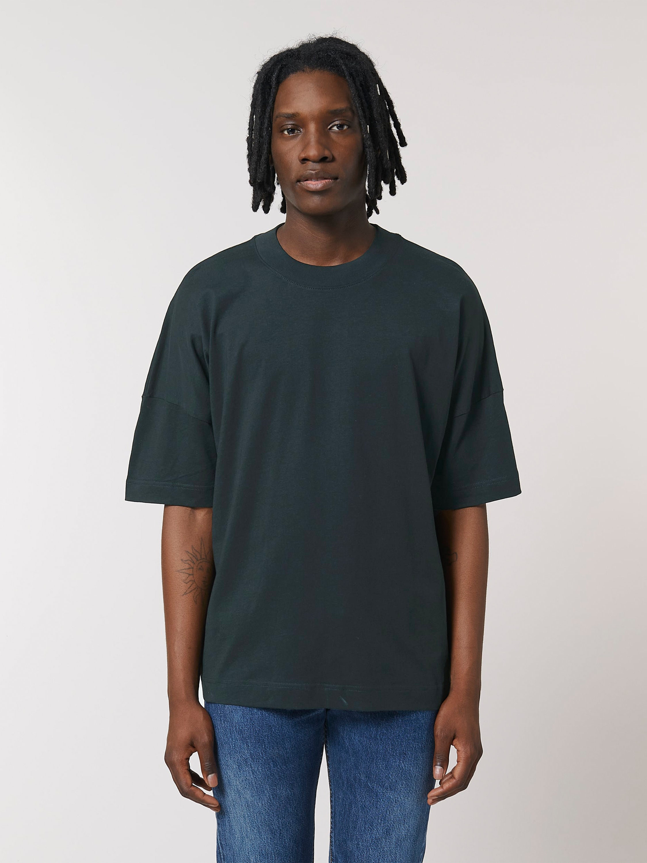 Oversized Shirt Vintage Style T-shirt With Back Print