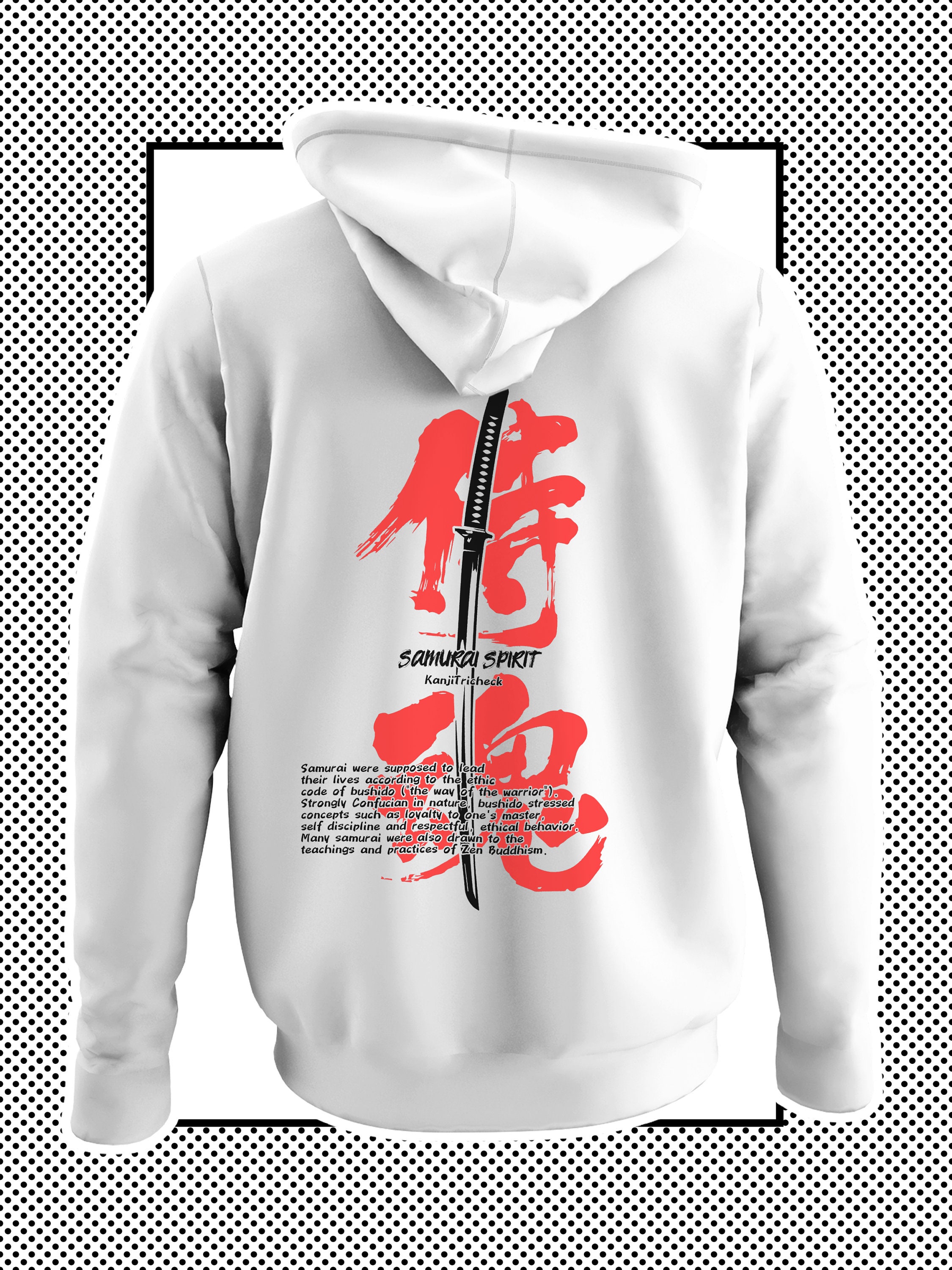  Bushido Code Anime Samurai Girl Japanese Warrior Kanji Pullover  Hoodie : Clothing, Shoes & Jewelry