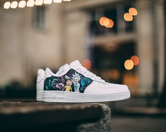 rick and morty nike air force 1
