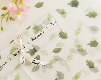 Grünes Blatt Seidenpapier für kleine Business Verpackungen