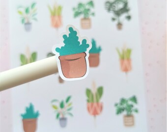 Ark med krukväxter, Planner Stickers