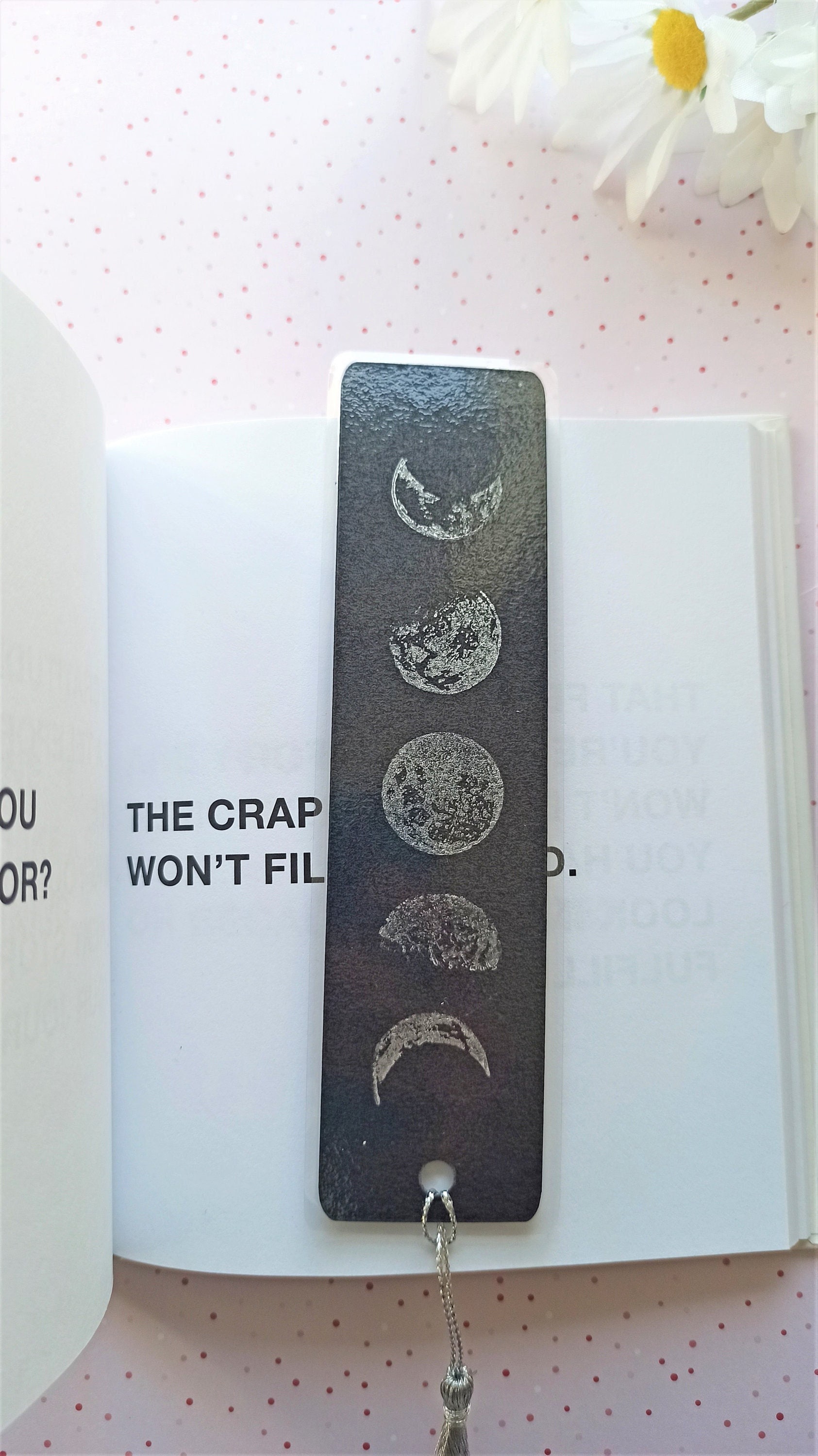 Handmade Bookmarks With Tassels / Spooky Bookmark / Witchy 