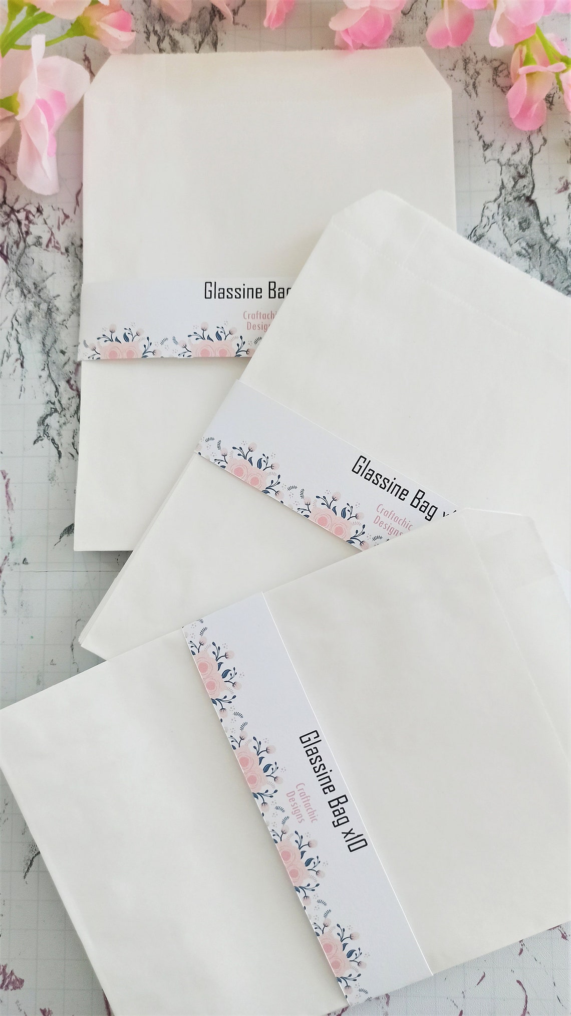 Glassine Paper Bags Set of 10 / Glassine Bags Pack / Waxed Etsy