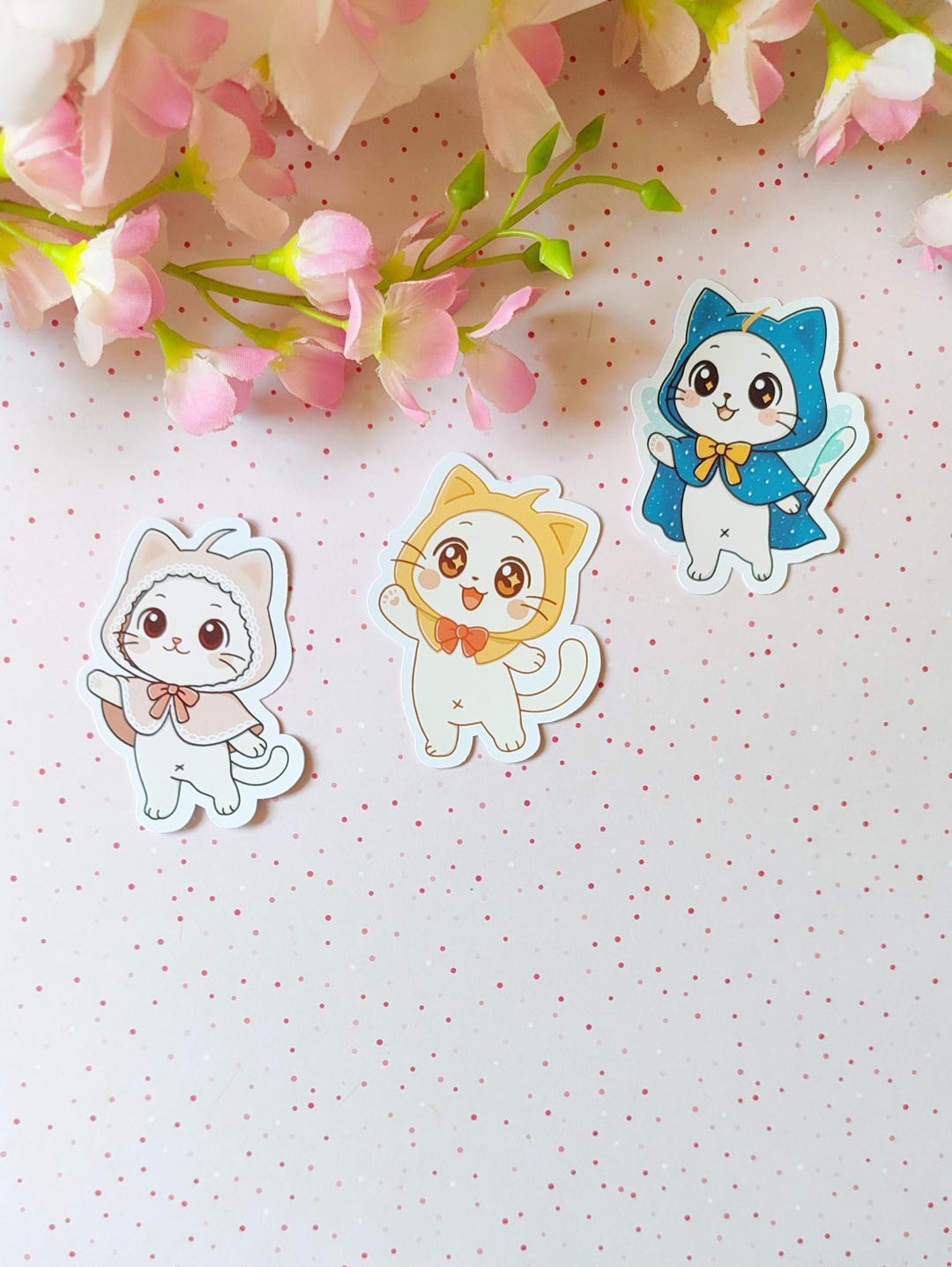 Momo Stickers From Infinity Nikki – Cute Cat Character Vinyl Momo Stickers From Infinity Nikki – Cute Cat Character Vinyl