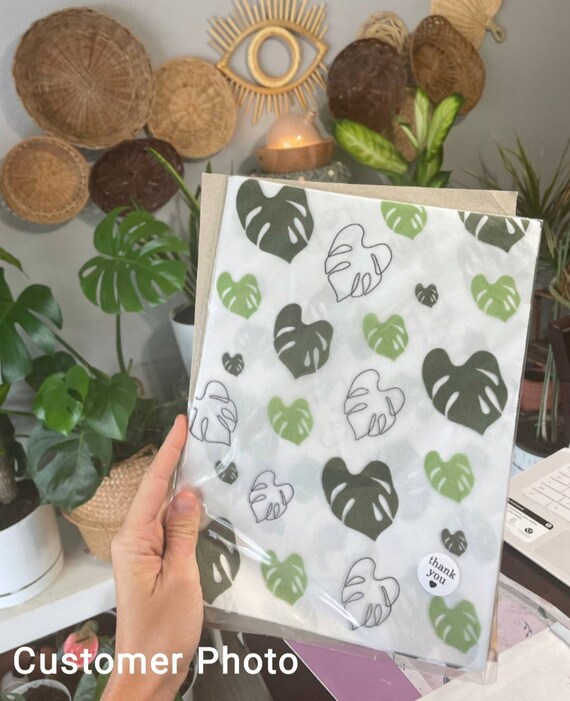 Monstera Blatt Seidenpapier, Botanische Geschenkpapier Lieferungen - Etsy  sterreich