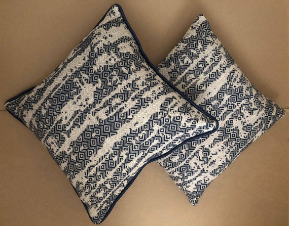 Linen Throw Pillow Cover: Soft Geometric Cushion Cover