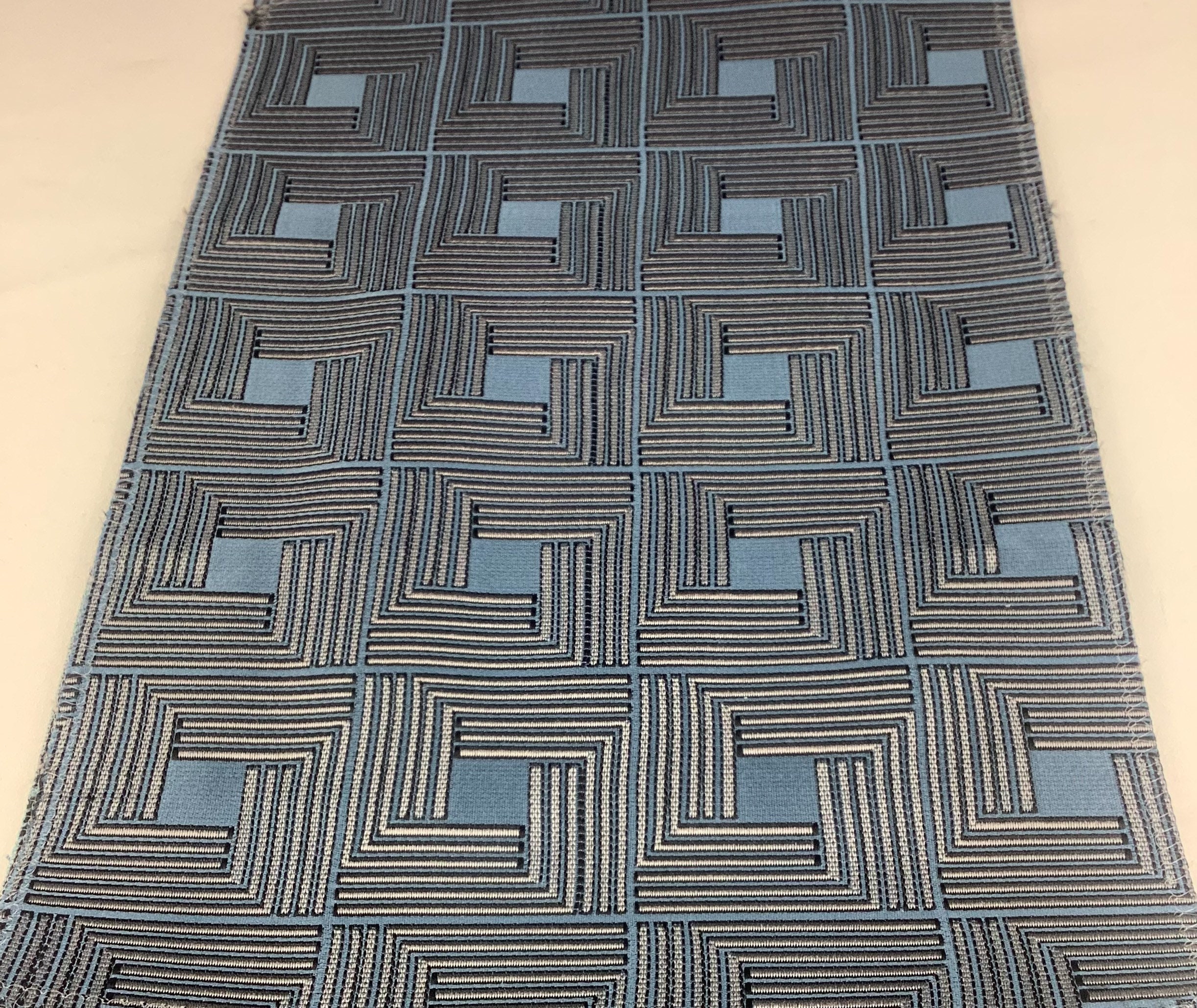 Geometrische Formen Vorhänge Paar Gardinen Panel Art Deco | Etsy