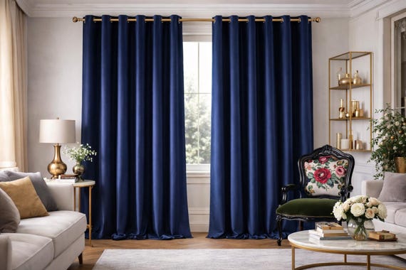 Blackout Curtains: Thermal Insulated Rod Pocket Panels