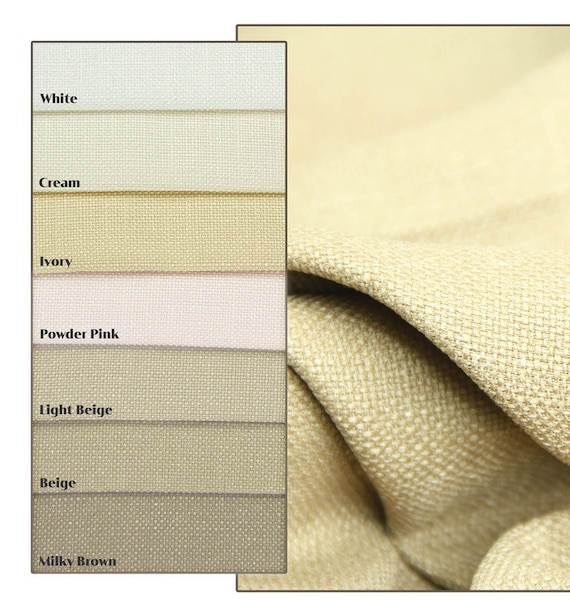 Custom Linen Curtains: Living Room Drapes, Rod Pocket