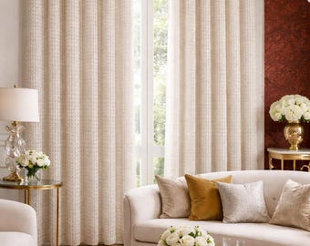 Turkish Linen Sheer Curtains: Living Room Window Treatment